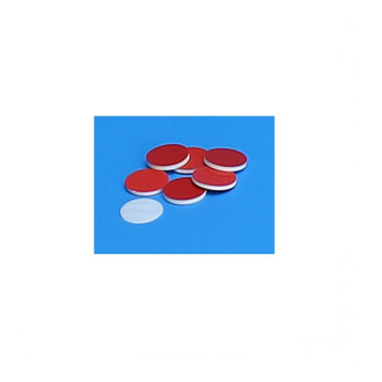 8mm x 0.065" Red PTFE/Silicone Septa, 1000-cs (MOQ: 20)