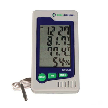 Digi-Sense Precalibrated Humidity and Temperature Indicator with External Probe