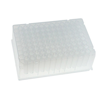 1.2mL 96-Well Plate, Natural, Round Well, U-bottom, Non-Sterile, 50-pk