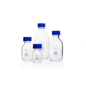 KIMBLE GL45 Media Bottles, With Cap, 5L, EA