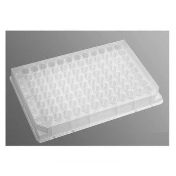 Axygen 500µL 96-Well Clear V-Bottom Polypropylene Deep Well Plate, Sterile, 50-pk