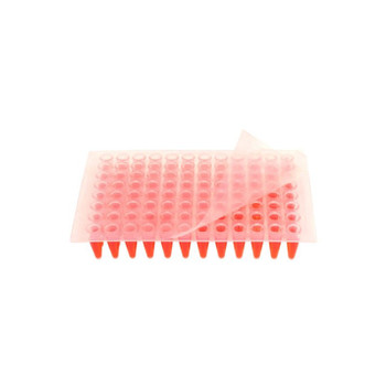 PCR Sealing Film, Transparent, Adhesive, Sterile, 100-pk