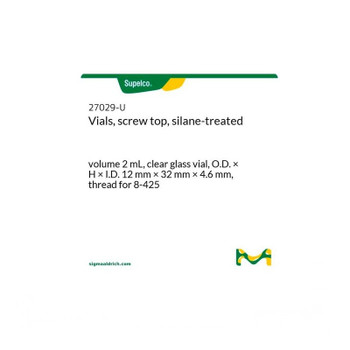2mL Silanized Clear Vial, 8-425mm Threading, 12 x 32mm, 100-pk