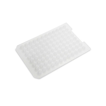 Webseal CLR Silicone Mat, 96 ROUND, 5.6MM, Flat Base, Cross 50-pk