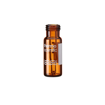 SureSTART 0.3 mL Amber Glass Screw Top, 9 mm, 1000-cs