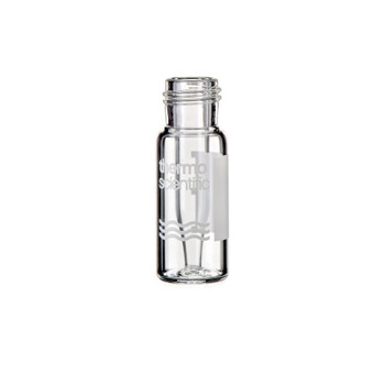SureSTART 0.3 mL Clear Glass Screw Top Microvials, 9 mm, 1000-cs
