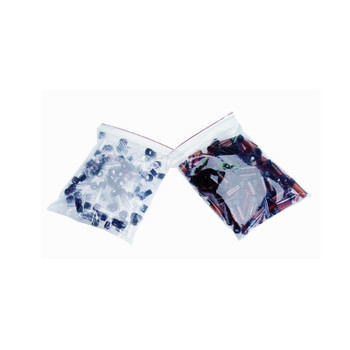 4mL (13mm) Screw Thread  Assembled Vial Kits, Clear Glass, Polypropylene, Red PTFE/White Silicone,100-pk