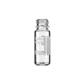 *ALTERNATE 11 09 2747* 2mL Clear Glass, Sure-Stop Vial, 9mm Screw Thread, I-D Patch, 100-pk