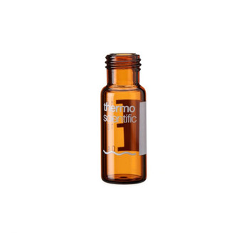 SureSTART 2 mL Glass Screw Top Vials, Level 1, 9mm  Amber Glass, 1000-cs