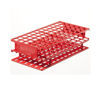 Test Tube Rack Unwire Red, 16mm, 8-cs