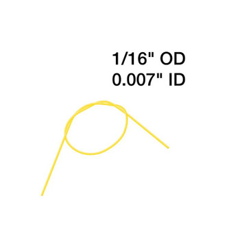 PEEK Tube Yellow 1/16"OD X  0.007" ID Length 5 Ft.