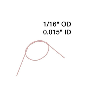 PEEK Tube Natural 1/16"OD x 0.015" ID, Length 5 Feet