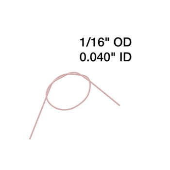 PEEK Tube Natural 1/16"OD x 0.04" ID, Length 50 Feet