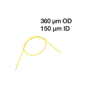 PEEK Tube Yellow 360µm OD x 150µm (0.006") ID, Length 100 Feet