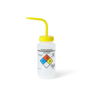 United Scientific UniSafe Isopropanol Vented Wash Bottle, 500mL, 6-pk