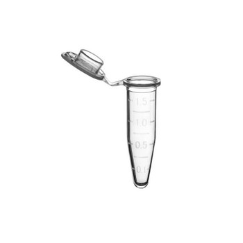 HAWK 1.5mL Sterile Microcentrifuge Tubes, Natural, Packed in Self-Standing bags of 50, 500-pk