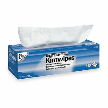 Kimwipes Delicate Task Wipers, White, 11.8in x 11.8in, 1,785-Case