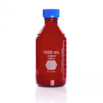 KIMBLE® RAY-SORB® GL 45 Media Bottle, 2,000mL