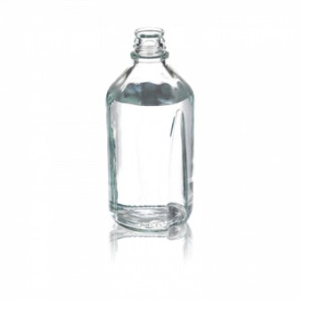 WHEATON® Media / Lab Bottle, Without Cap, Clear, 1,000mL, 12-pk