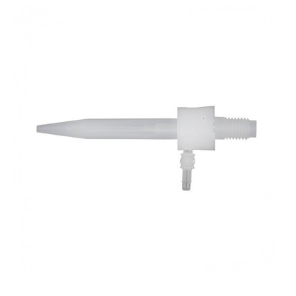 MicroFlow PFA-ST self-aspirating Nebulizer with external ¼-28 threaded connector. Includes one 400ul/min capillary.