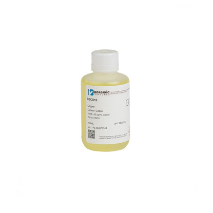 10,000ppm Copper in 3% v/v Nitric Acid, 125mL