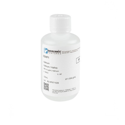 1000ppm Hafnium for ICP, 125mL