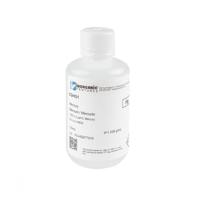 1000ppm Mercury for ICP, 125mL