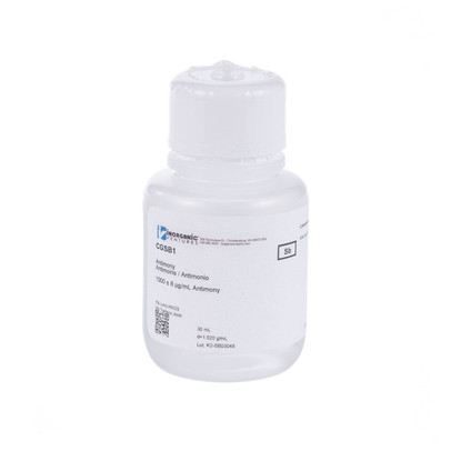 1000ppm Antimony for ICP, 30mL