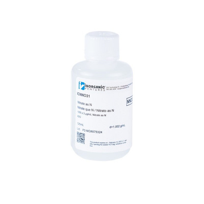 Single Element Nitrate as N, 1,000ppm, 125mL