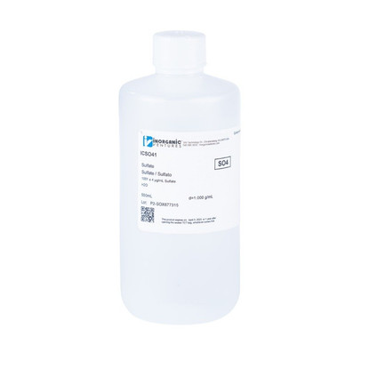 1000ppm Sulfate for IC, 500mL