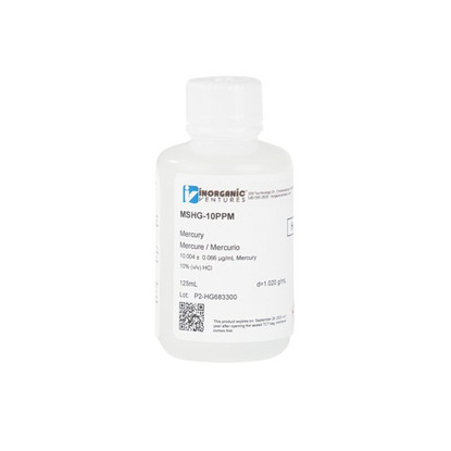 10ppm Mercury for ICP-MS, 125mL