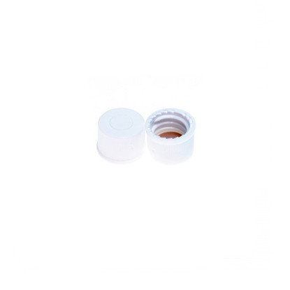 8-425mm Solid Top, White Polypropylene Cap, PTFE/F217 Lined, 1000-cs