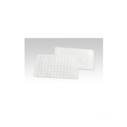 96 Square Well Pre-Slit Ultra Low Bleed Clear Sealing Mat with Premium Silicone, 5-pk