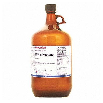 Heptane, B&J Brand for HPLC, GC, Pesticide Residue Analysis and Spectrophotometry, >99.9% (>99.0% n-Heptane), 4 x 4L