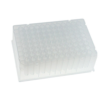 1.2mL 96-Well Plate, Natural, Round Well, U-bottom, Non-Sterile, 50-pk