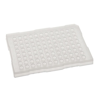 96-well PCR Plate, 200µL, Half Skirt, Elevated Wall (ABI Style), Polypropylene, Natural, 50-pk