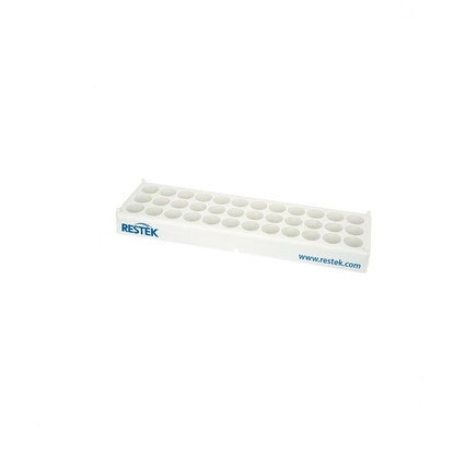 Vial Storage Rack for 6, 10, or 20 mL Headspace Vials, 36 Vial Capacity, Polypropylene, EA