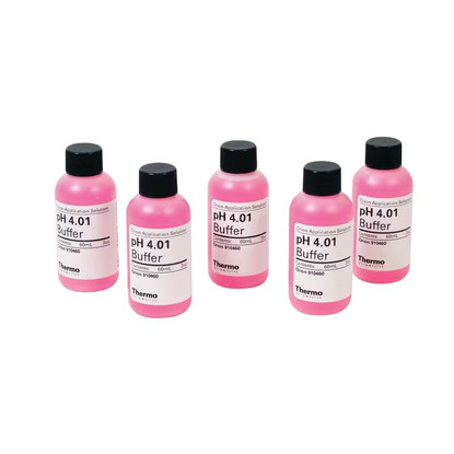 Thermo Orion pH 4.01 Buffer Solution, Color Coded Red, 475mL