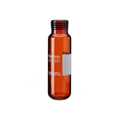 20mL Amber Screw Top Headspace Vial, Round Bottom, 1000-cs