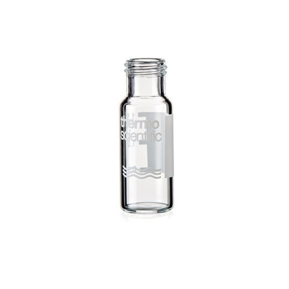 SureSTART 2 mL Clear, Glass Screw Top Vial, Level 3, 1000-cs