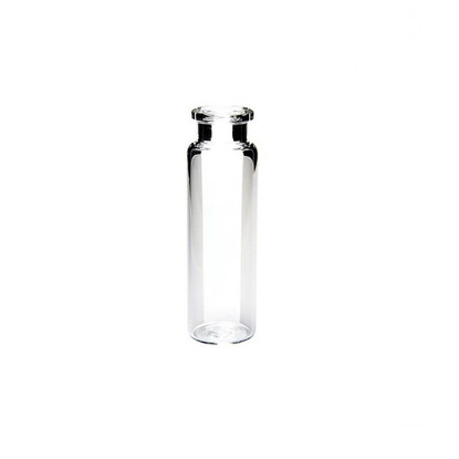 20mL Headspace Vial, Clear, Beveled Edge, Round Bottom, 100-pk