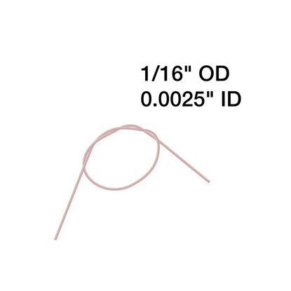 PEEK Tube Natural 1/16"OD x 0.0025"ID, Length 5 Feet
