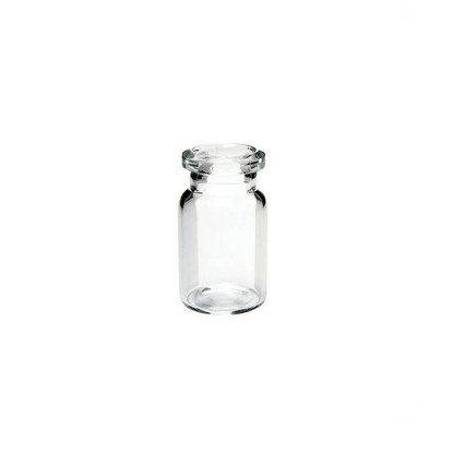 6mL Crimp Top Headspace Vial, 22 x 38mm Tapered Top, Flat Bottom, 1000-cs