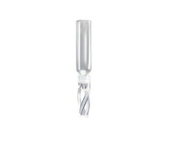 50µL Glass Conical Limited Volume Insert, 4x25mm, Precision-Formed Mandrel Interior, w/Bottom Spring, 100-pk