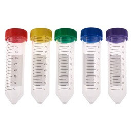 50mL Centrifuge Tube, Assorted Color Cap - Bag, Sterile, 500-Case