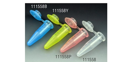 1.5mL Clear Microcentrifuge Tube with Attached Snap Cap, 1000-pk