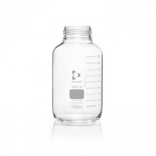 5000ml Borosilicate Wide Mouth Square Glass Storage Bottle with