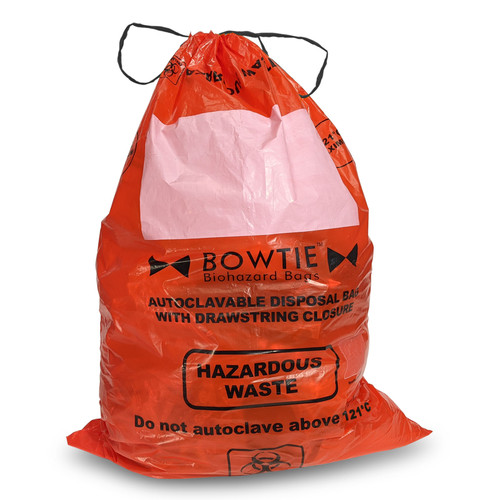 BowTie™ Biohazard Bags, 100-pk
