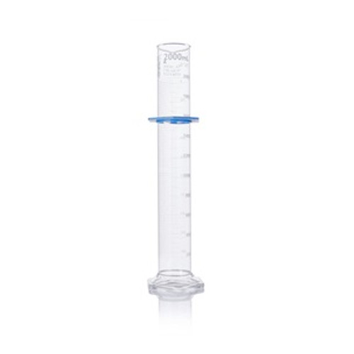 2000mL Graduated Cylinder, Globe Glass, Class A, Each