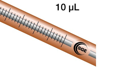 10 μL fixed needle CTC/Thermo syringe with 5 cm 0.47 mm OD cone tipped needle, each
